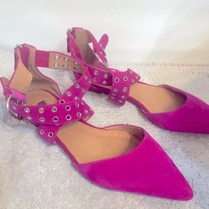 Bright Pink Flats